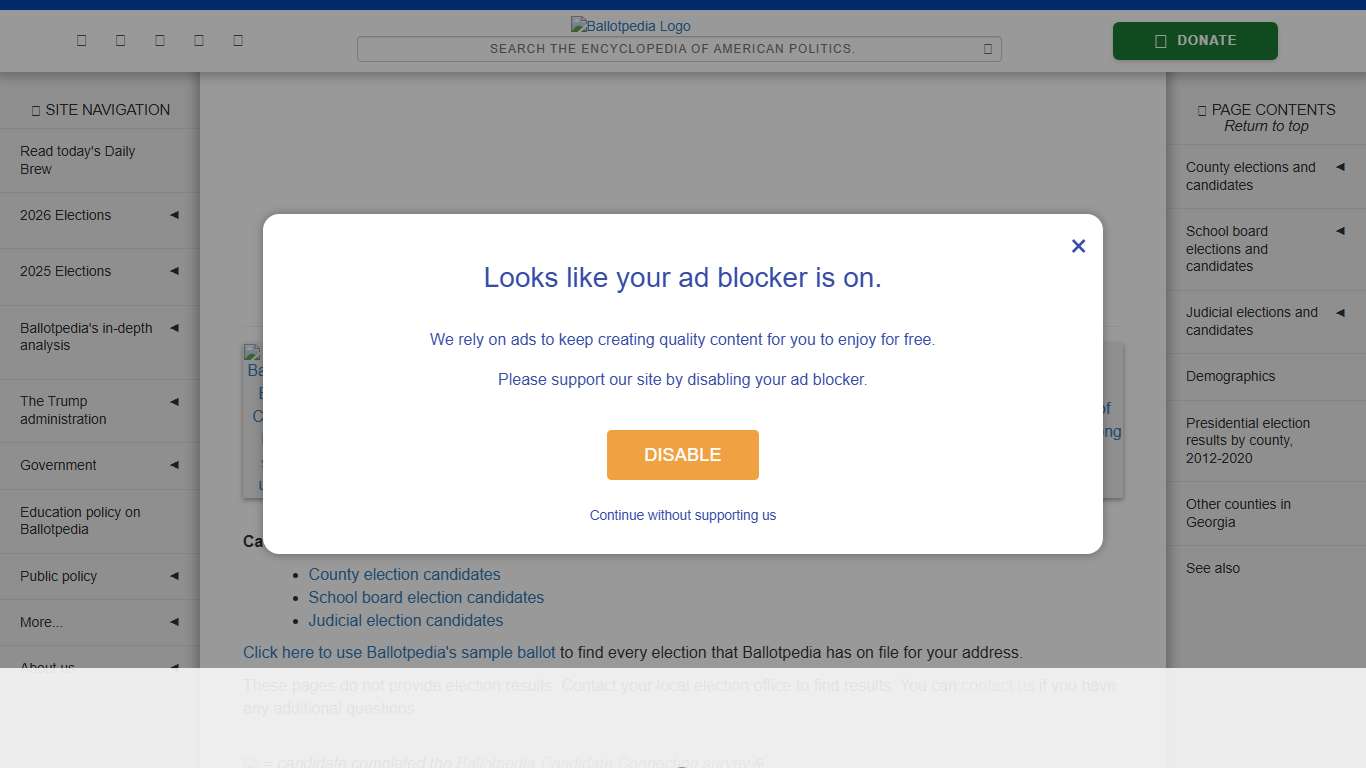 Catoosa County, Georgia, elections, 2024 - Ballotpedia